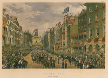 Temple Bar, 7. März 1863